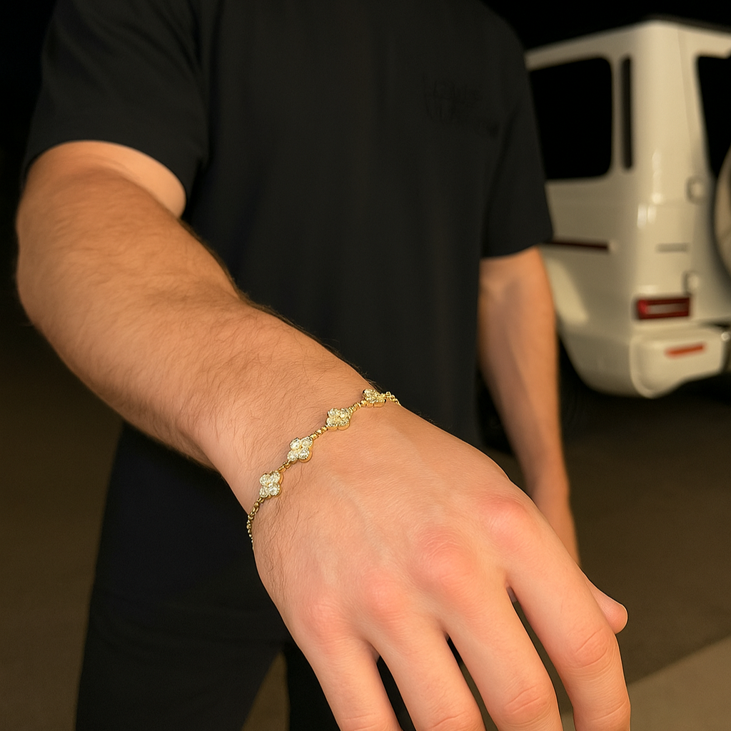 Pulsera de Trébol Sky - Edición Limitada
