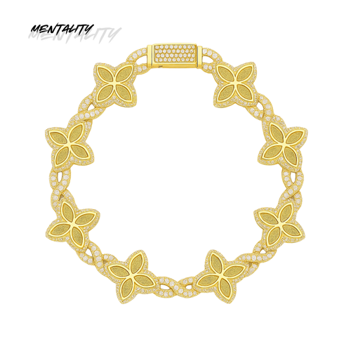 Pulsera Mentality 2R Flor de Diamante - Exclusiva