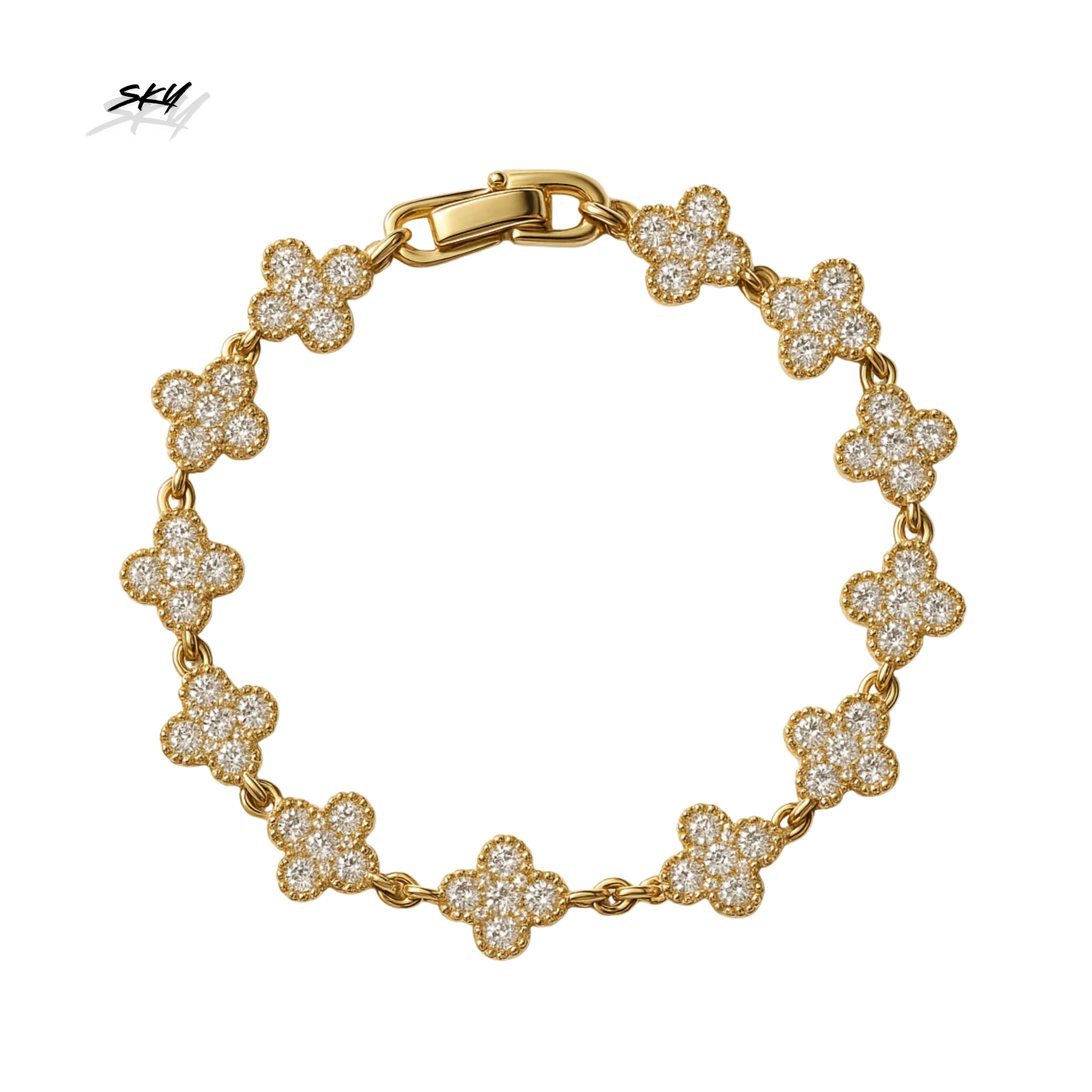 Pulsera de Trébol Sky - Edición Limitada