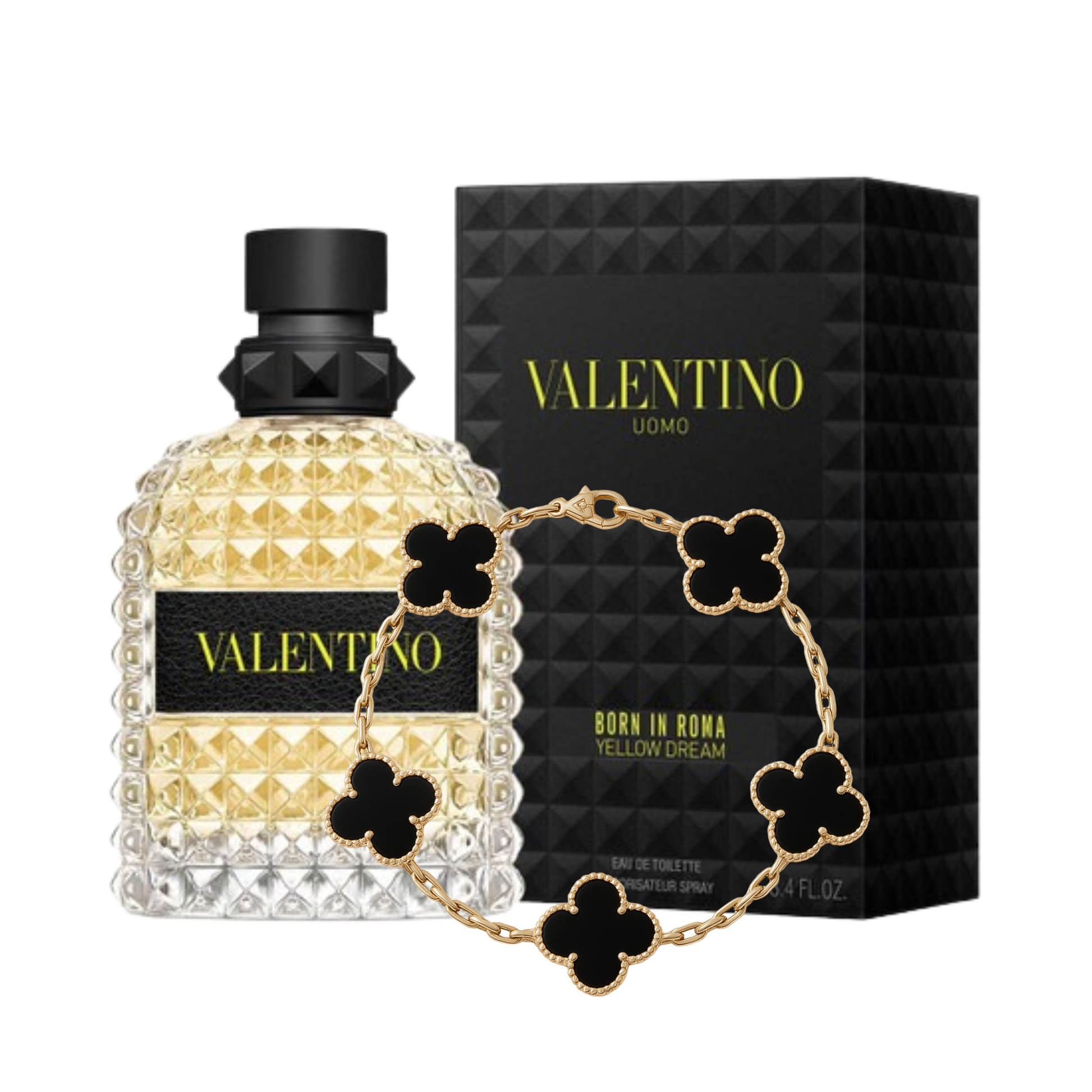 Valentino Uomo Yellow Dream 100ml Hombre x Pulsera Millionaire