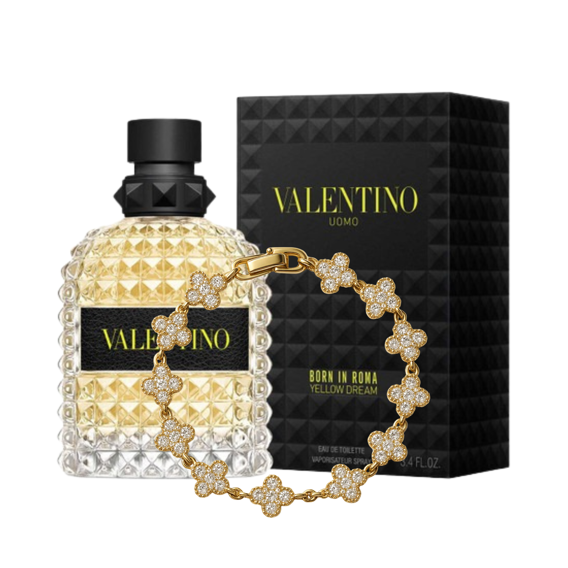 Valentino Uomo Yellow Dream 100ml Hombre x Pulsera Sky